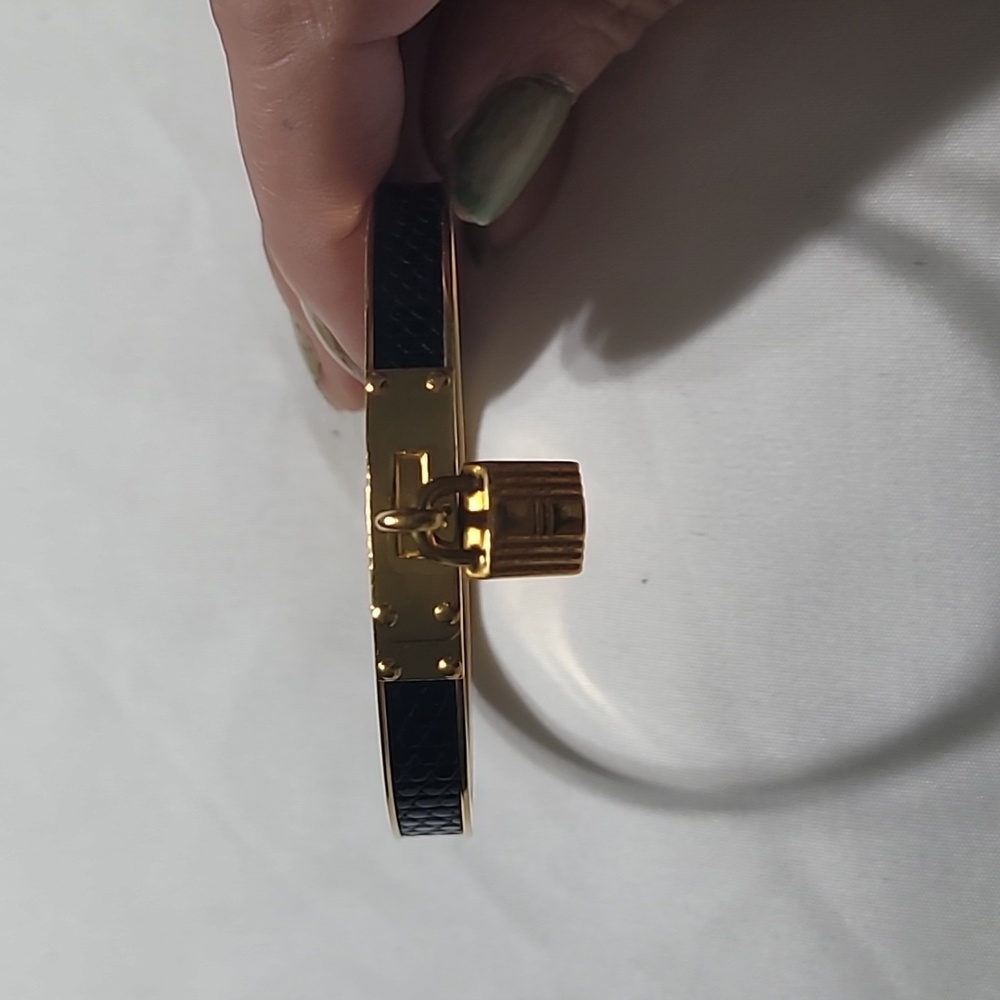 Hermes lizard bangle - Picture 3 of 5